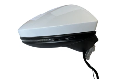 #156 WHITE RIGHT PASSENGER SIDE MIRROR LANE ASSIST AUDI S6 A6 QUATTRO 2019-2023 - Image 1 of 4