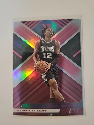 2022-23 Panini Chronicles -XR - Ja Morant 295 Pink Parallel Memphis Grizzlies E9 - Image 1 of 2