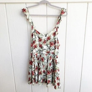 Free People Dear You Floral Printed Mini Dress S - Picture 1 of 5
