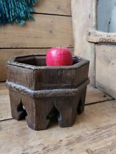 A Very Unusual Arts And Crafts Period Oak Pot Stand Vase Plant Stand 