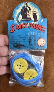 1960's Space Phone -Child's Toy NOS, Never Used! Dime Store. Made In Japan! Nice - Picture 1 of 8