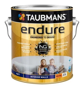 Taubmans ENDURE INTERIOR WALL PAINT Inhibits Mould, Matt NEUTRAL- 2L Or 4L - Picture 1 of 3