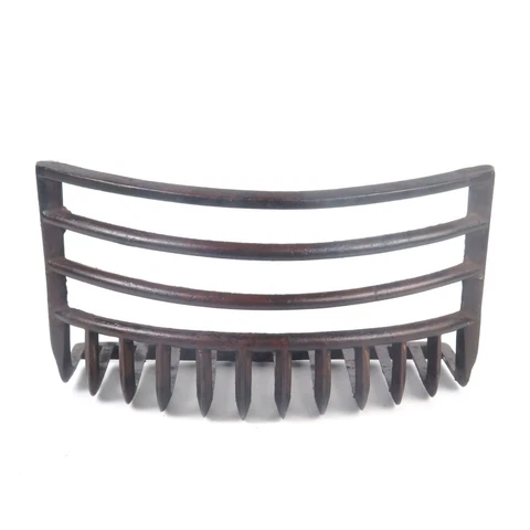 Antique Fireplace Grate Cast Iron Insert Log Holder Cover