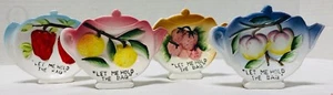 Juego de 4*Vintage*Hecho en Japón*Soportes para bolsas de té*19013G S94 - Imagen 1 de 4