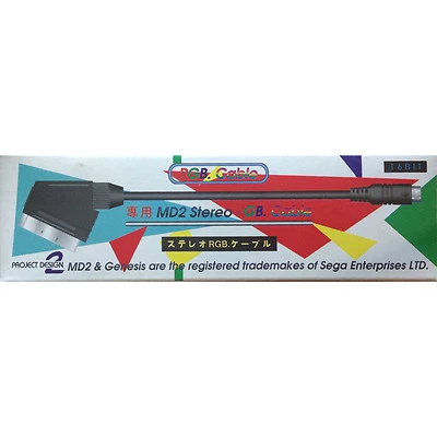 RGB Cable For Sega Mega Drive 2 & Sega Genesis 2 (Some boxes might be crushed) - Image 1 of 3