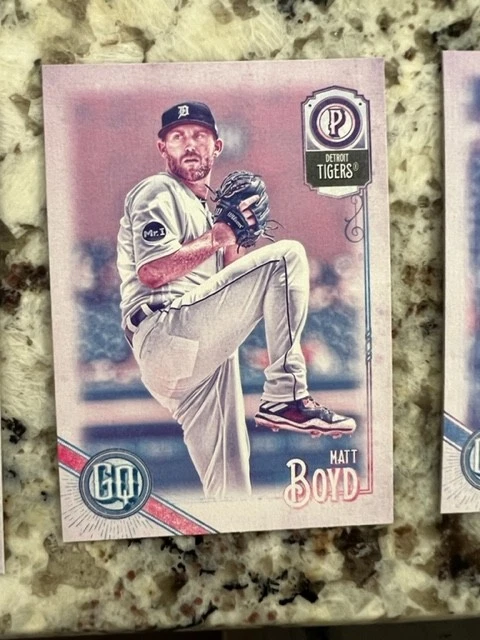 2018 TOPPS GYPSY QUEEN MISSING BLACKPLATE CARD DETROIT TIGERS MATT BOYD #34 - Image 1 of 1