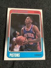1988 Fleer Basketball Dennis Rodman Rookie Card