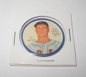 1962 Salada Junket Baseball Coin 27 Carl Yastrzemski Boston Red Sox Excellent - Picture 1 of 2