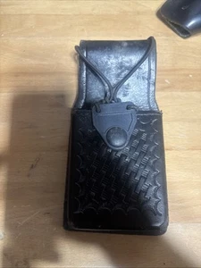 Gould & Goidrich Dienstfunktasche Polizei. Basketbweave - Bild 1 von 8
