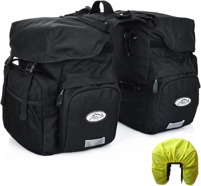 ZTZ Bolsas de Bicicleta para Bicicletas Portabicicletas Trasero, Impermeable Bolsa de Portabicicletas Trasera Cubierta de Lluvia Foto 1 de 4