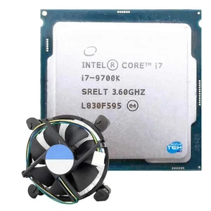 Intel Core I7 9700K CPU Processor LGA 1151 V2 SRG15 8C/8T 3,60GHZ Max 4,90GHZ - Picture 1 of 7