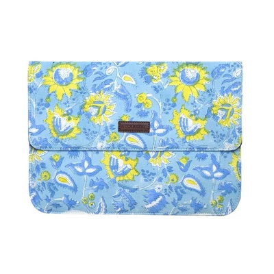 Funda de algodón con estampado de bloques para computadora portátil compatible con MacBook Air/Pr... Foto 1 de 4