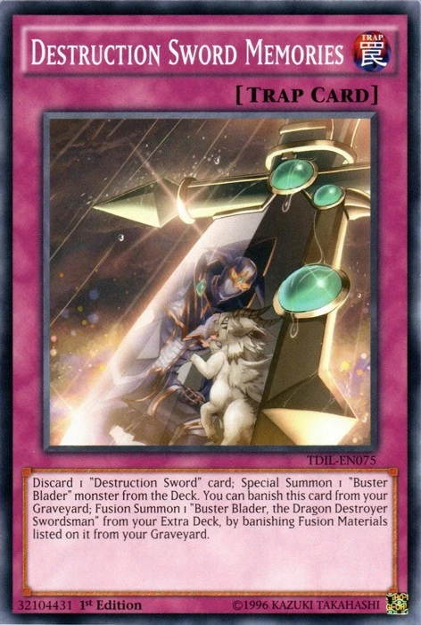 Yugioh! MP Destruction Sword Memories - TDIL-EN075 - Common - 1st Edition Modera - Image 1 of 1