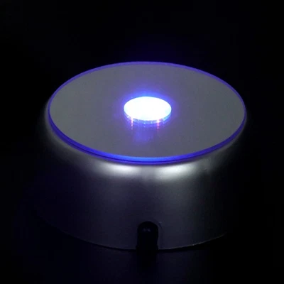 2 PCS Light Luminous LED Lamp Holder Crystal Stand Base for Crystals - Image 1 of 4