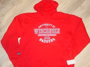 Wisconsin BADGERS Jansport Hooded Sweatshirt NWT NEW sz... . YOUTH MEDIUM - Picture 1 of 7