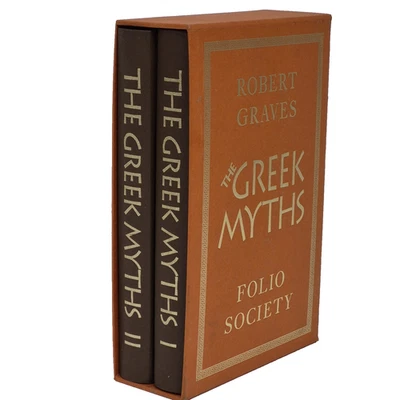 The Greek Myths Robert Graves Folio Society 2 Volume Set Hardcover Books 2000 - Image 1 of 4