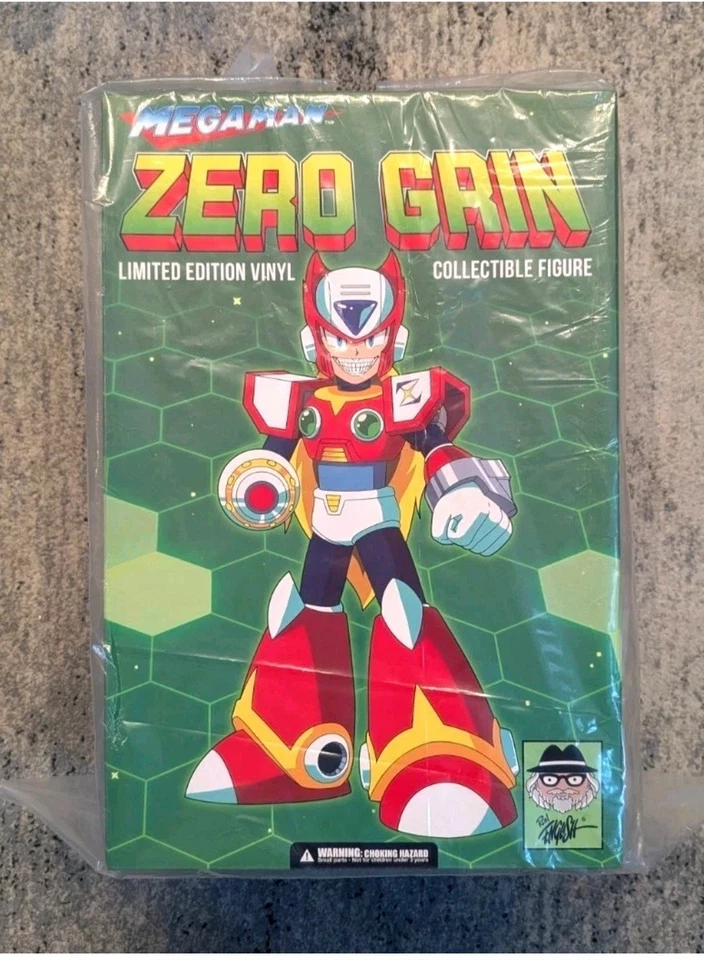 Nueva figura de vinilo MINDstyle Ron English Mega Man X ZERO Grin 14" Popaganda Foto 1 de 1