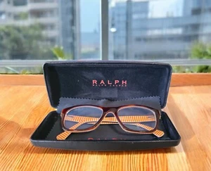 Ralph Lauren RA7046 1005 Rectangle Havana Orange~Eyeglasses Frame Only~49-17-135 - Picture 1 of 3