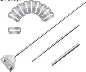 Algae Scraper for Glass Aquariums, 25.6" Fish Tank Cleaner, Stainless Steel Alga - Picture 1 of 7