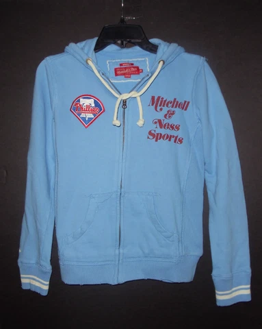 Philadelphia Phillies Women's Ladies Small Throwback Mitchell & Ness Hoodie NEW Cover