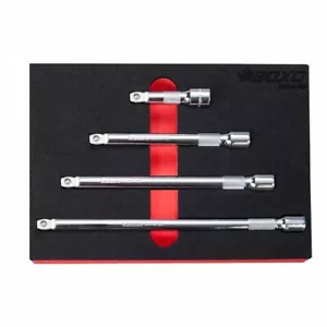 BOXO Tools 1/2" Wobble Extension Set -4 PC - 75MM, 125MM, 200MM 250MM - BX545-R2 - Picture 1 of 1