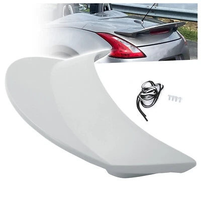 For Nissan 370Z Coupe 2009-2021 Primer Gray Rear Trunk Spoiler Wing w/Hardware - Image 1 of 4