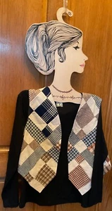 vintage ladies patchwork vest - Picture 1 of 4