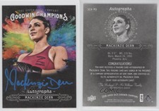 2018 Upper Deck Goodwin Champions Splash of Color Mackenzie Dern Rookie Auto RC