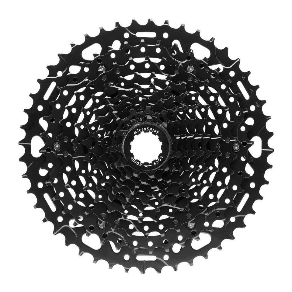 microSHIFT CS-H104 10-Speed MTB Cassette Advent X 11-48T Black - Image 1 of 1