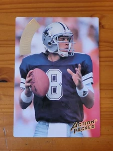 1994 Action Packed Mammoth #MMP Troy Aikman Prototype Jumbo Card - Picture 1 of 1