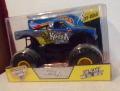 LOOK  HOT WHEELS MONSTER JAM  KAHUNA DIECAST METAL BODY NIB - Image 1 of 2