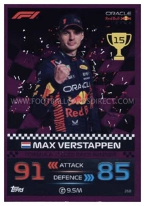#268 MAX VERSTAPPEN (GANADOR DE LA CARRERA F1) TURBO PARALELO ATTAX 2023 - Imagen 1 de 1