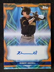 ROBERT HASSELL III 2021 TOPPS PRO DEBUT FUTURE CORNERSTONES ORANGE AUTO /25 - Picture 1 of 2