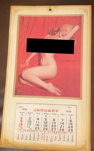 Vintage 1955 Marilyn Monroe Nude Calendar Original Golden Dreams Rare - Picture 1 of 5