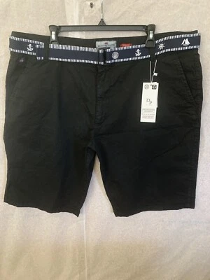 DITCH PLAINS Men's Stretch Black Shorts Size 42 (1256) NEW - Image 1 of 4
