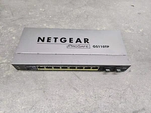 Netgear GS110TP Prosafe 8-Port PoE Gigabit Smart Switch - Picture 1 of 3