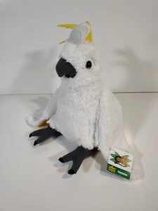 Wild Republic Cuddlekins Kakadu Plüschtier Stofftier weiß gelb 2014 12 Zoll Neu mit Etikett - Bild 1 von 9