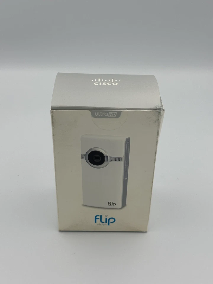 Flip Ultra HD Video Camera 8GB Memory U32120W 3rd Gen Rare *BRAND NEW SEALED* - Image 1 of 4