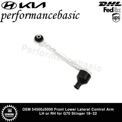 OEM 54500J5000 Front Lower Lateral Control Arm LH or RH for G70 Stinger 18-22  - Image 1 of 4
