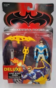 Wing Blast Robin Vintage Batman & Robin Deluxe Figure New Kenner 1997 Movie 90s - Picture 1 of 11