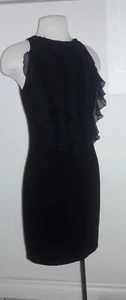 $ 1000 Wayne Clark Kleid über dem Knie ärmellos schwarz EU Größe 4 CDN/6 US - Bild 1 von 7