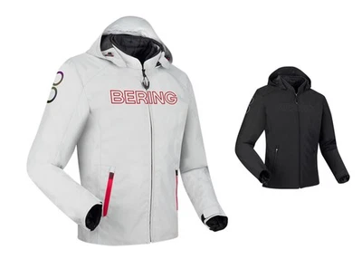 BERING Herren Warwick Motorrad / Roller Wasserdicht Mittel Saison Kapuzenjacke - Bild 1 von 4
