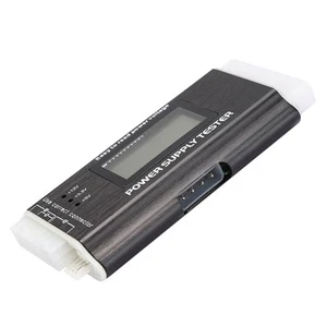 Computer Power Supply Tester Lcd Display Aluminum Alloy Support 20/24Pin A SPC - Afbeelding 1 van 12