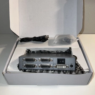1 x 4 aktiver DVI-Verteiler mit HDCP - Visiontools DAD1-4 Splitter - Image 1 of 3
