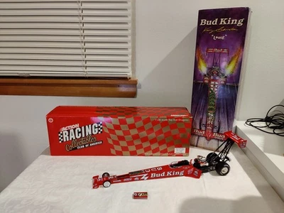 ACTION KENNY BERNSTEIN TOP FUEL DRAGSTER LOUIE THE LIZARD BUD KING 1/1.500 1/24 Foto 1 de 4