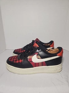 Nike Air Force 1 Low Flannel Plaid 849345-004 Size 4Y - Picture 1 of 7