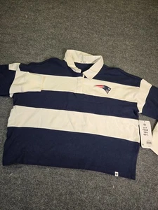 Damen '47 Brandneu England Patriots Cropped Rugby Polo Größe Medium - Bild 1 von 12