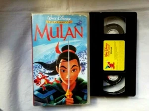 Mulan VHS Walt Disney Español cinta Tape Film  - Imagen 1 de 4
