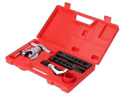 KLIMAWORLD Bördelwerkzeug für Kupferrohrleitungen | Kofferset CT-806