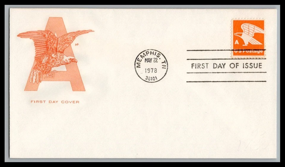 US FDC # 1735 "A" Rate (15c) Eagle HF  HFdd5c ssed 1978, 9p1927 - Image 1 of 1